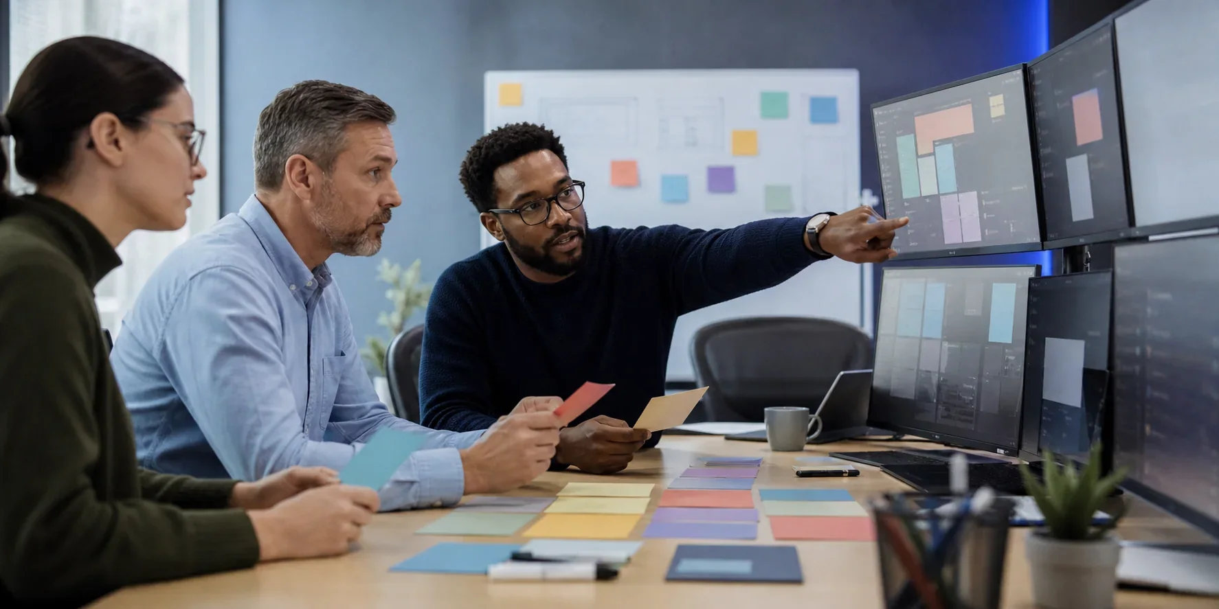 A product team running a controlled evaluation of AI outputs