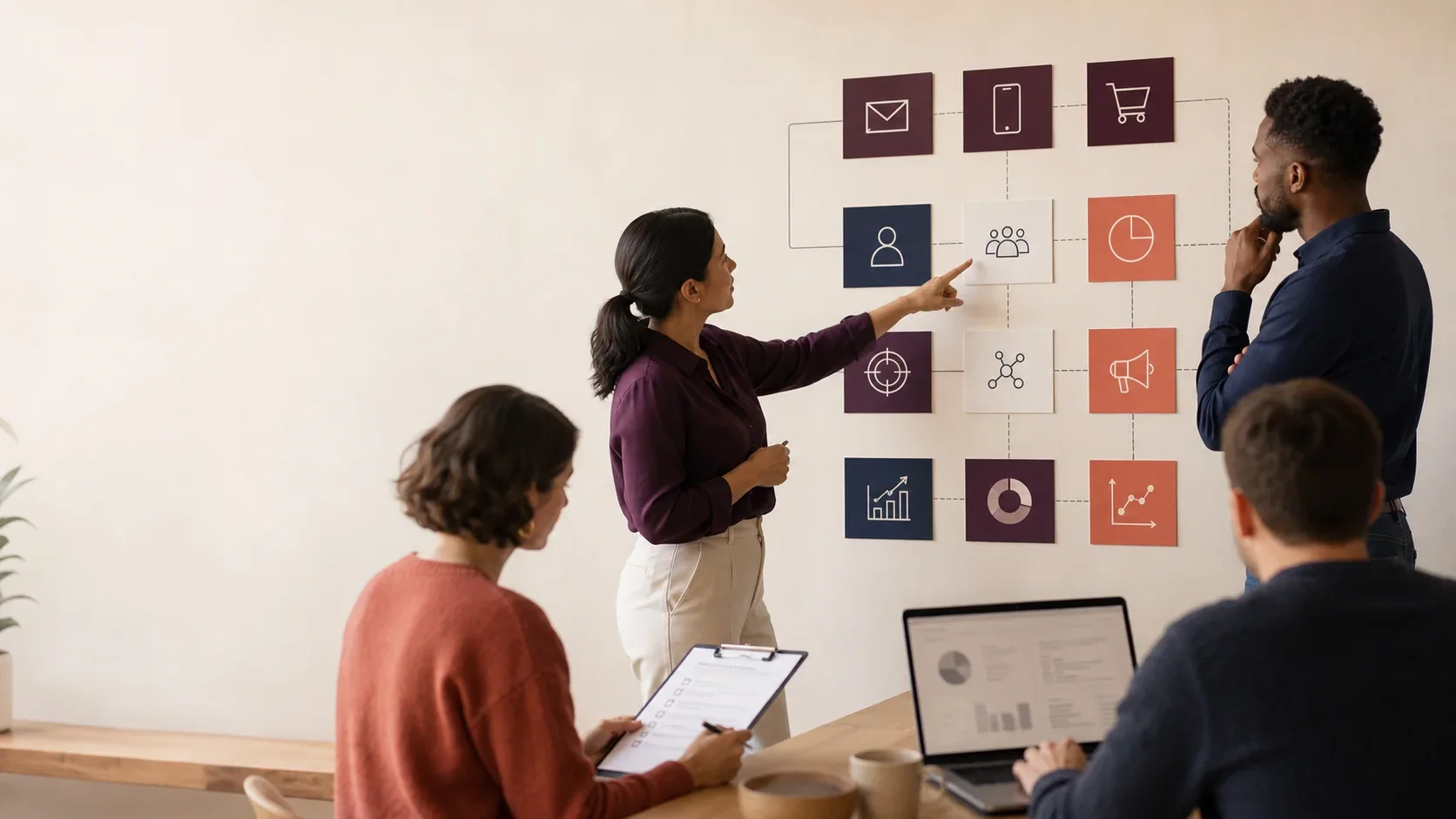 Lifecycle marketing team reviewing customer journeys, consent, segments, and campaign performance