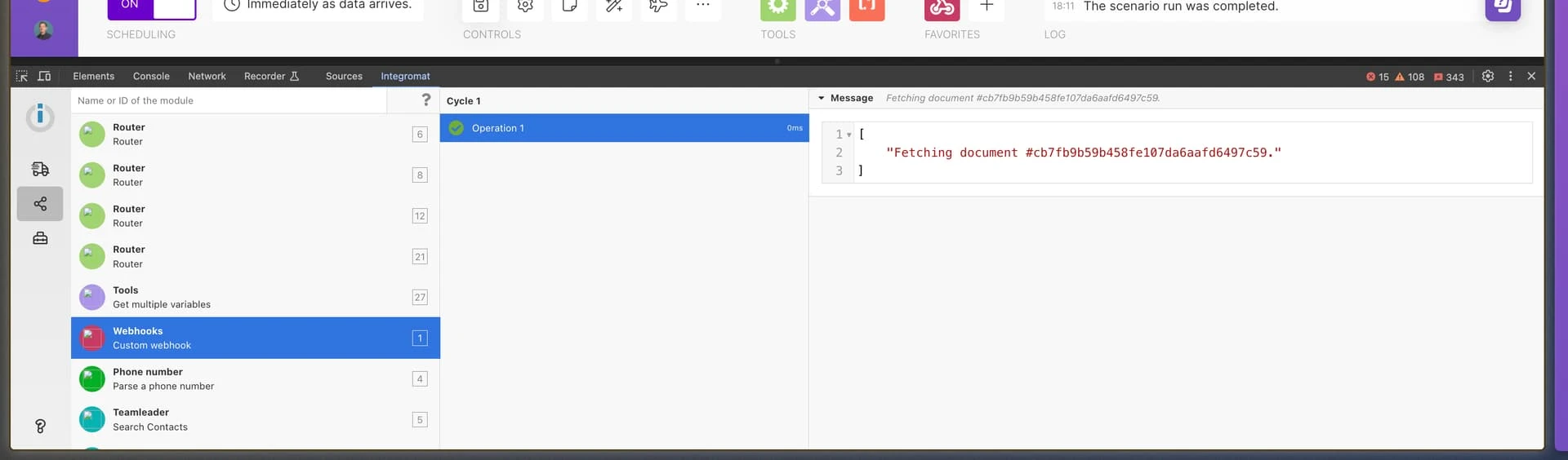 Make execution debugger