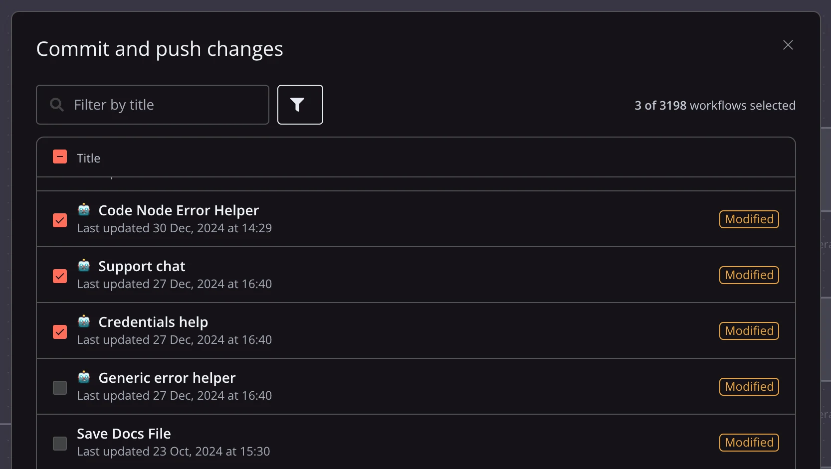 n8n git commit and push changes
